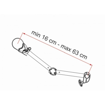 Uchwyt rowerowy Bike-Block Pro S D2 - Fiamma