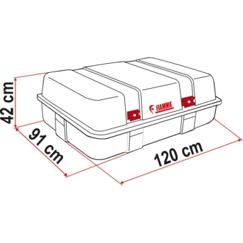 Dachowy Box bagażowy 400 litrów - Ultra-Box 2 Fiamma