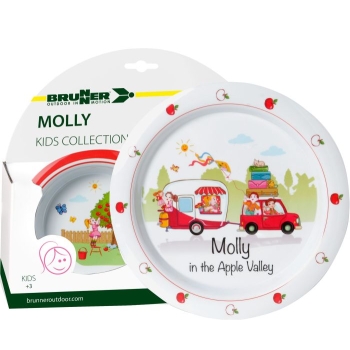 Zestaw obiadowy dla dzieci Molly Kids Girl 3+ - Brunner