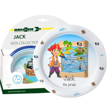 Zestaw obiadowy dla dzieci Jack Kids Boy 3+ - Brunner