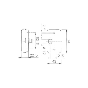 Lampa obrysowa PR130 jokon