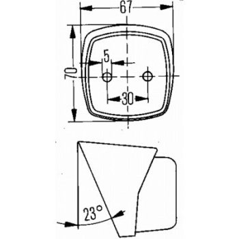 Lampa pozycyjna Hella