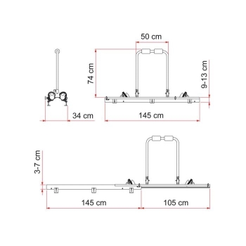 Bagażnik rowerowy Garage Slide Pro Bike - Fiamma