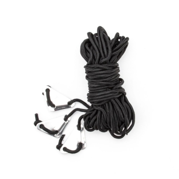 Linka napinająca namiot  3,5m BENT black