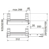 Stopień wejściowy Slide Out Manual 400 Short - Thule