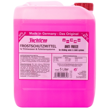 Płyn zapobiegający zamarzaniu wody ANTI FREEZE 5l do -45 stopni Yachticon