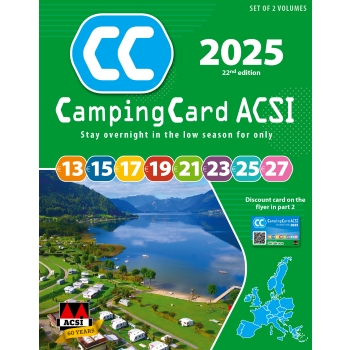 Karta kempingowa ACSI + przewodnik 2025 EN - acsi card 2025 CampingCard EN