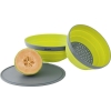 Zestaw Outwell Collaps Bowl & Colander Set - lime green