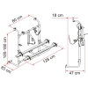 Bagażnik rowerowy Carry-Bike Caravan Universal - Fiamma