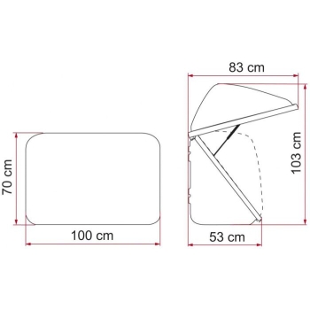 Pojemnik na bagażnik rowerowy Ultra-Box 320 - Fiamma